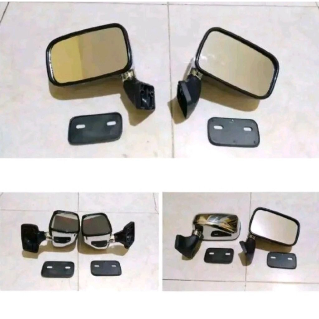 kaca sepion QMI 5520 universal chrom cocok untuk mobil carry,kijang kristal grand pick up sedan lama