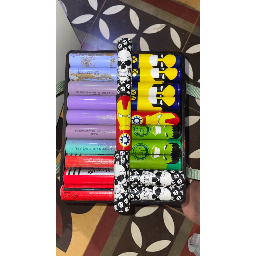 Baterai 16650 Copotan Laptop Bekas Normal