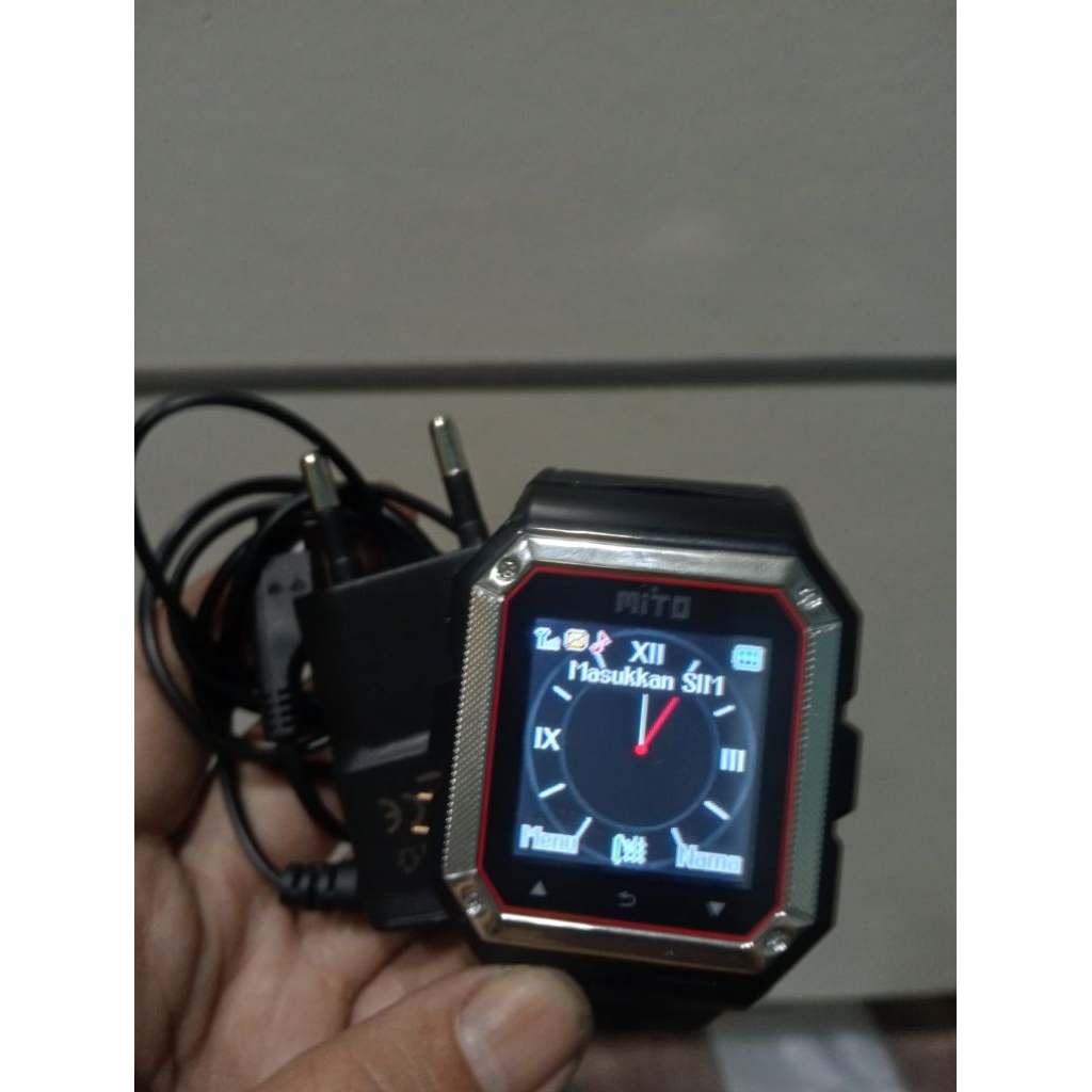 JAM SMARTWATCH MITO S500 NYALA NORMAL +CHARGER BACA DISKRIPSI