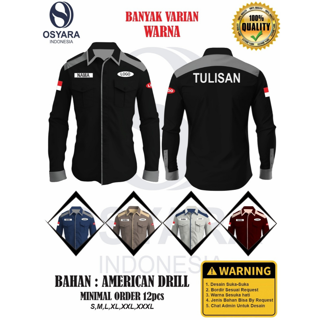 Kemeja Tactical M-Tac Kemeja Tactical Outdoor Kemeja Lapangan Kemeja Tactical Custom Bordir