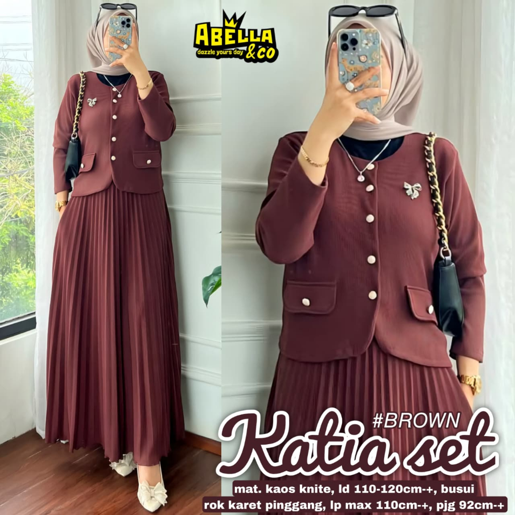 Pakaian Wanita HQ KATIA SET From AbELLA FASHION STORE