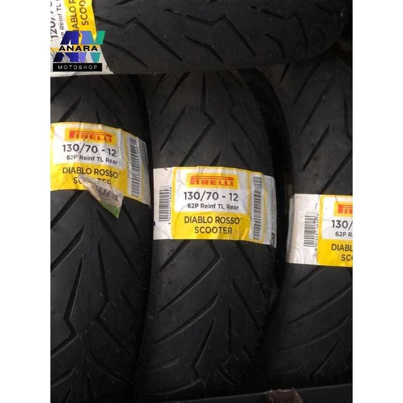 BAN PIRELLI DIABLO ROSSO SCOOTER 130/70-12 BAN STYLO PIRELLI DIABLO ROSSO SCOOTER 130 70 12