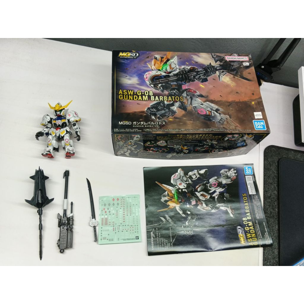 Paket MGSD GUNDAM BARBATOS DAN MGSD FREEDOM GUNDAM