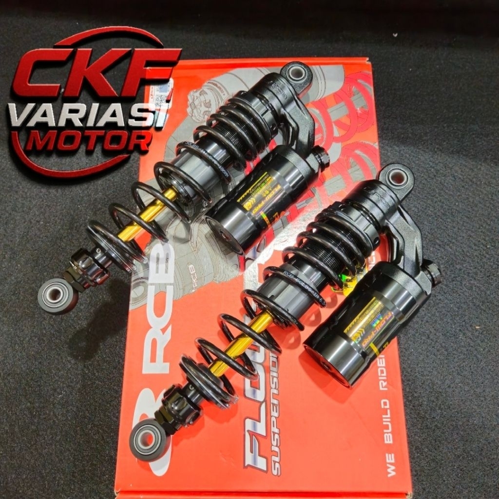 SHOCK BREAKER ORIGINAL RCB FLOW PRO DOUBLE KLIK TABUNG ATAS 320MM RX KING TIGER SUPRA X 125 SHOGUN V