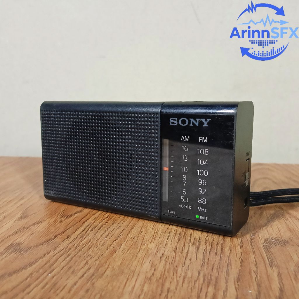 Radio Pocket Sony ICF-P36 bekas bisa di cas