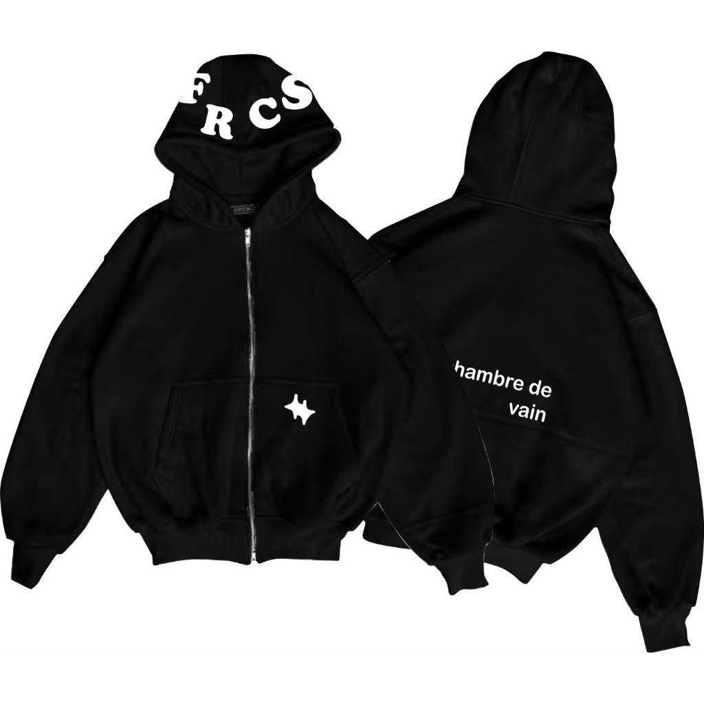 House Hoodie - Jaket Sweater Hoodie Boxy Zipper Frcs Chambre De vain Head  Quality