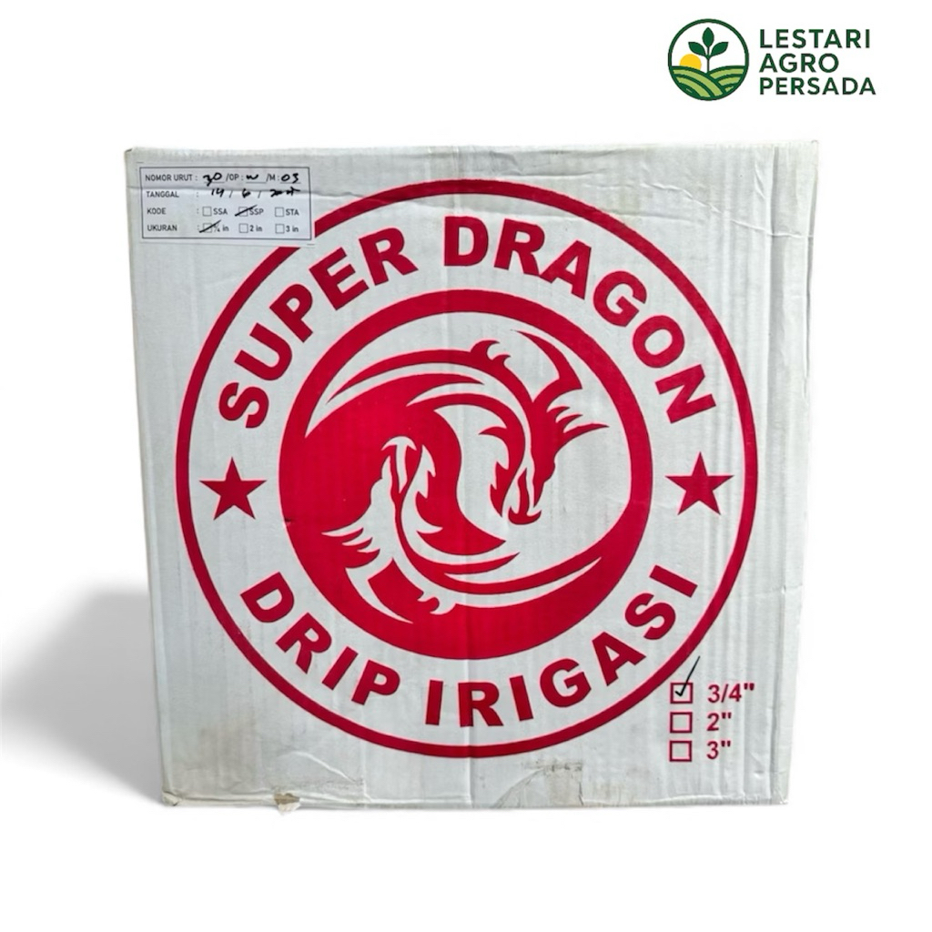 SELANG DRIP IRIGASI 3/4 SUPER DRAGON 160 Micron