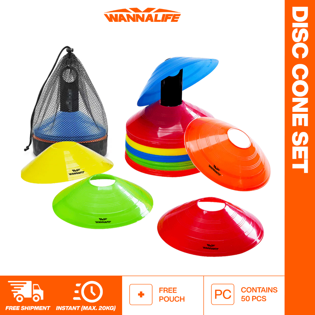 WANNALIFE Cone Mangkuk 1 Set | Marker Olahraga