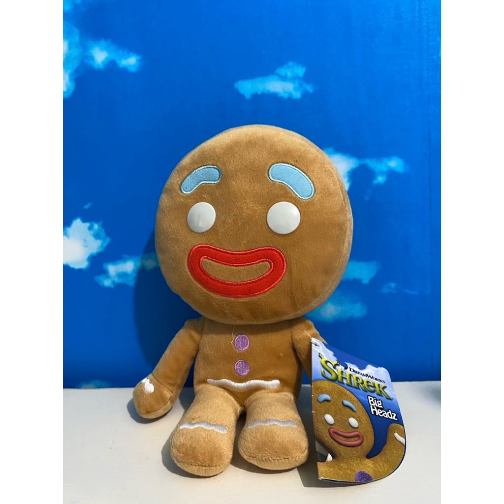 Boneka Shrek Gingy Gingerbread Man Original Dreamworks / Boneka Kue Jahe