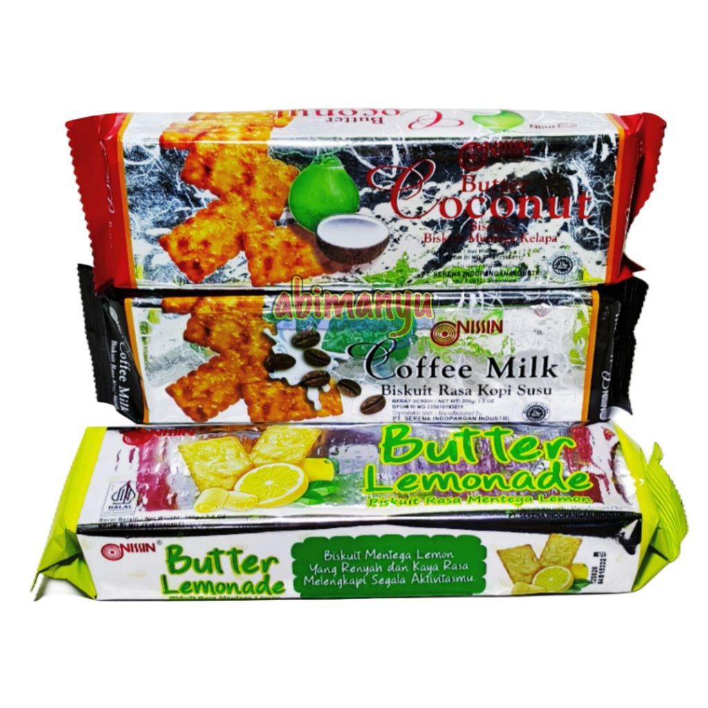 biskuit nissin butter coconut 200 gram