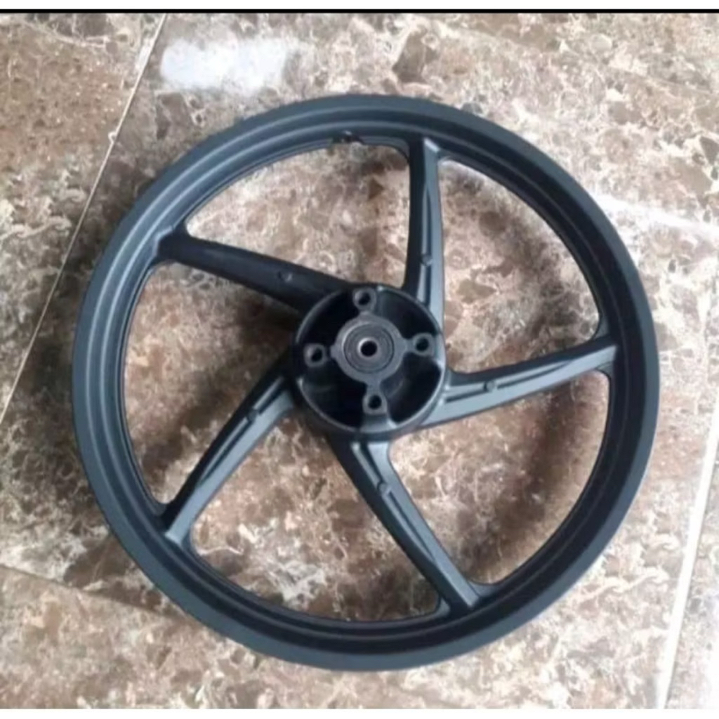 velg racing belakang supra x 125 dobel disk atau cakram belakang second ori