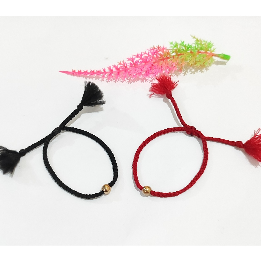 Gelang Feng Shui Hitam dan Merah