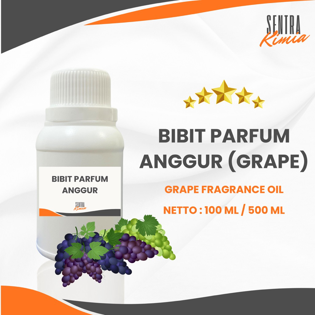 BIBIT PARFUM ANGGUR (GRAPE) MURNI - GRAPE Fragrance Oil