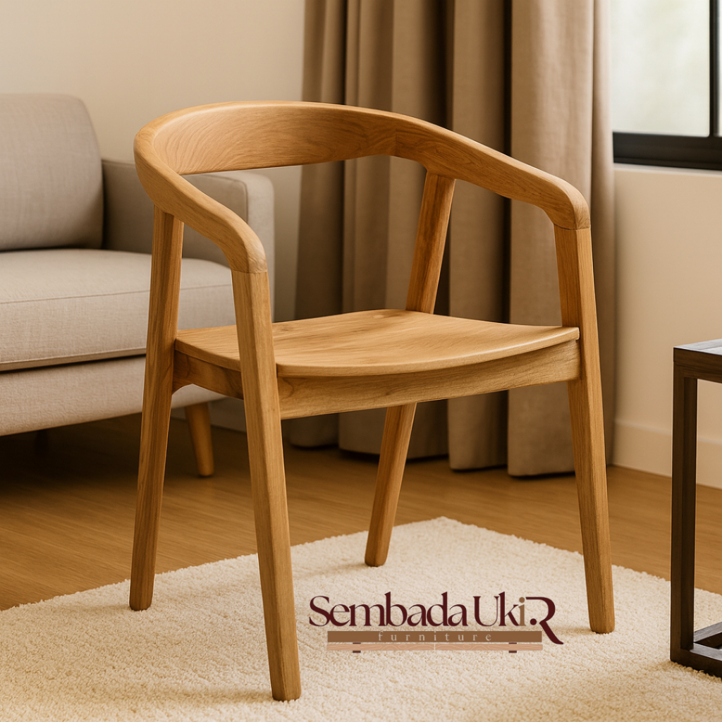 Kursi Kayu Jati Minimalis Living home l Kursi Cafe l Kursi Teras l