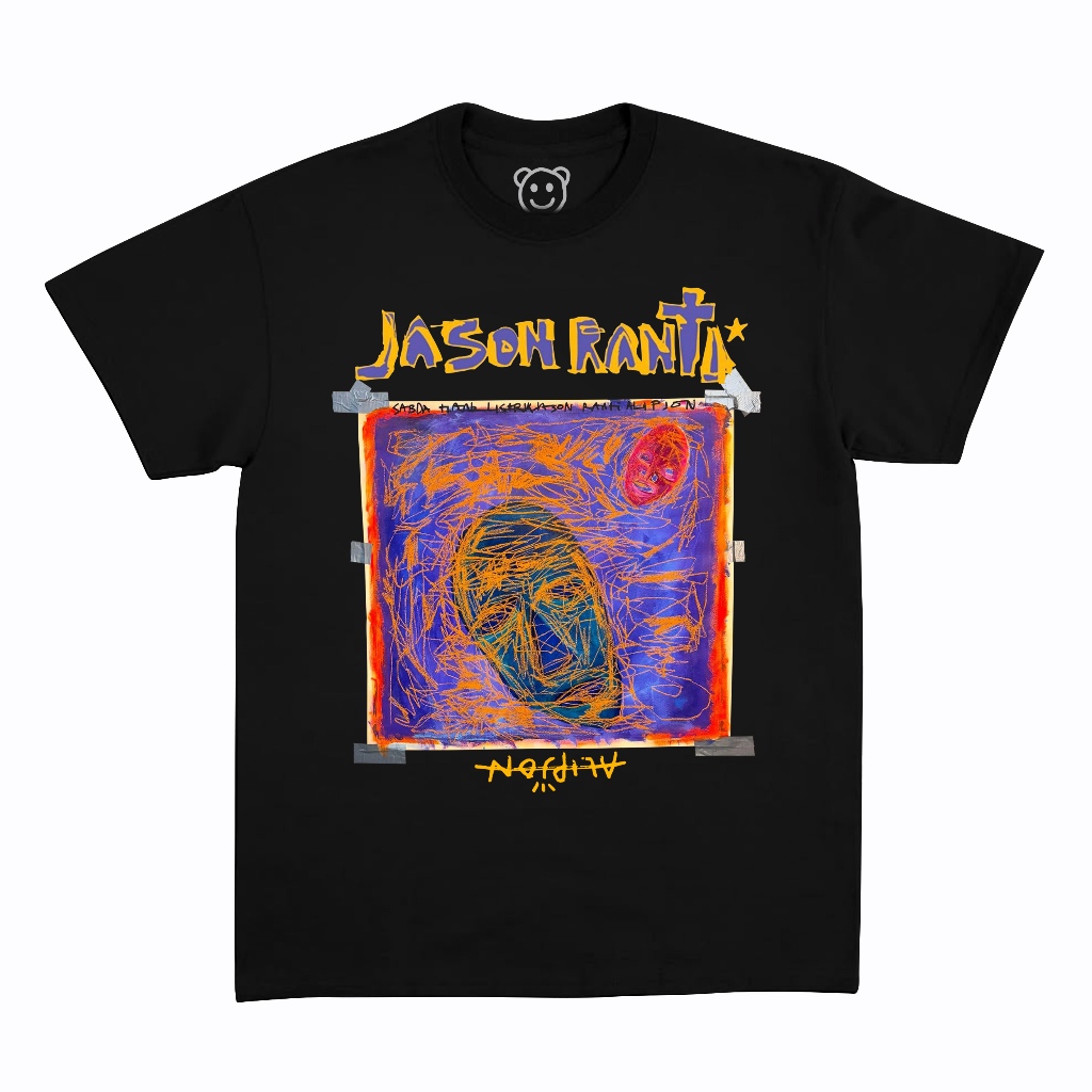 T-Shirt Jason Ranti X Alipjon Black | Merchandise Jason Ranti X Alipjon Cotton Combed