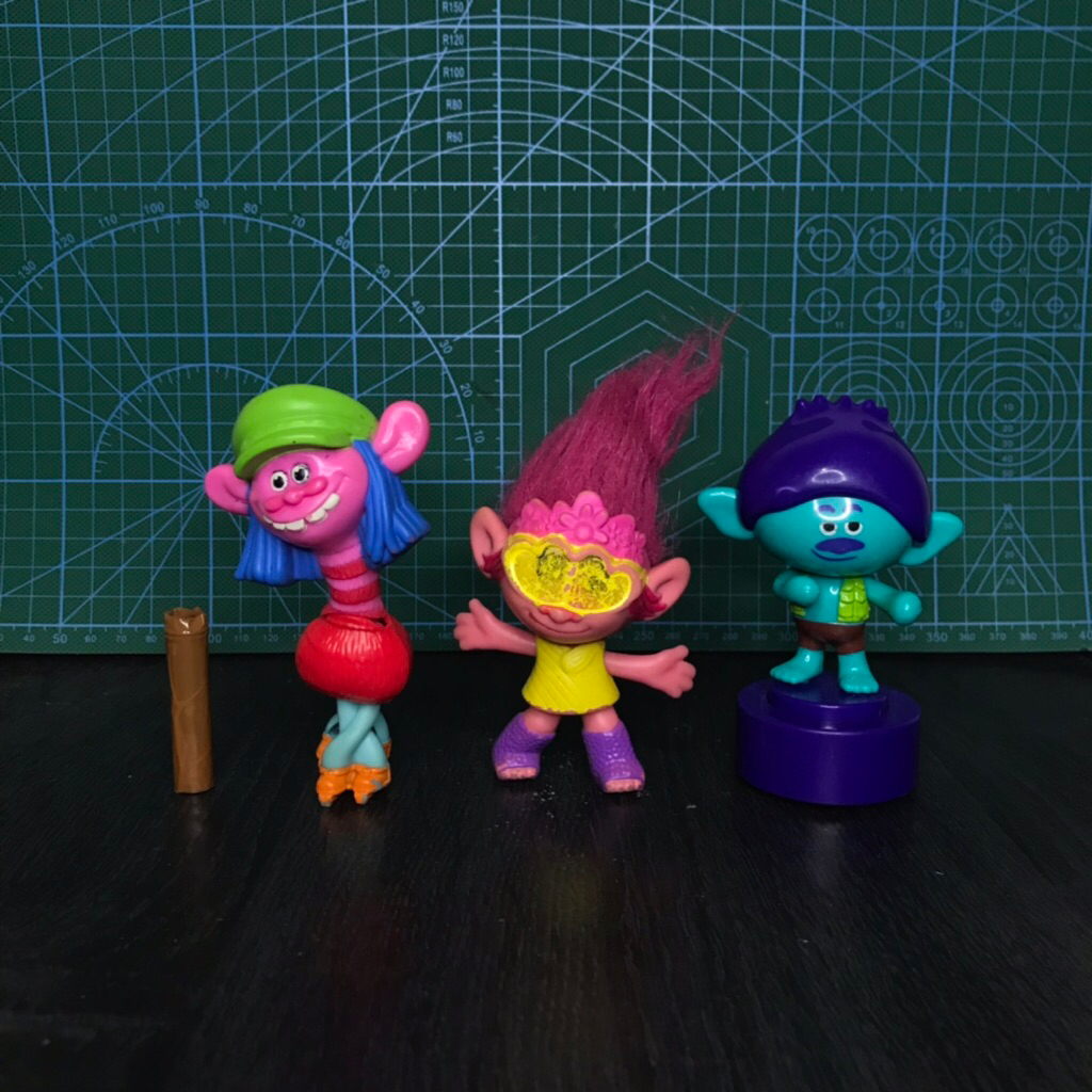 Trolls Figure Set DreamWorks Animation [PRELOVED]