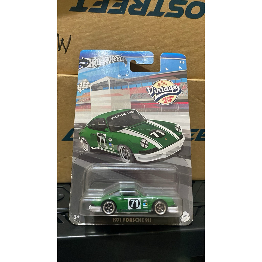 Hot Wheels Vintage Series 1971 Porsche 911 Original New Segel Hotwheels Diecast