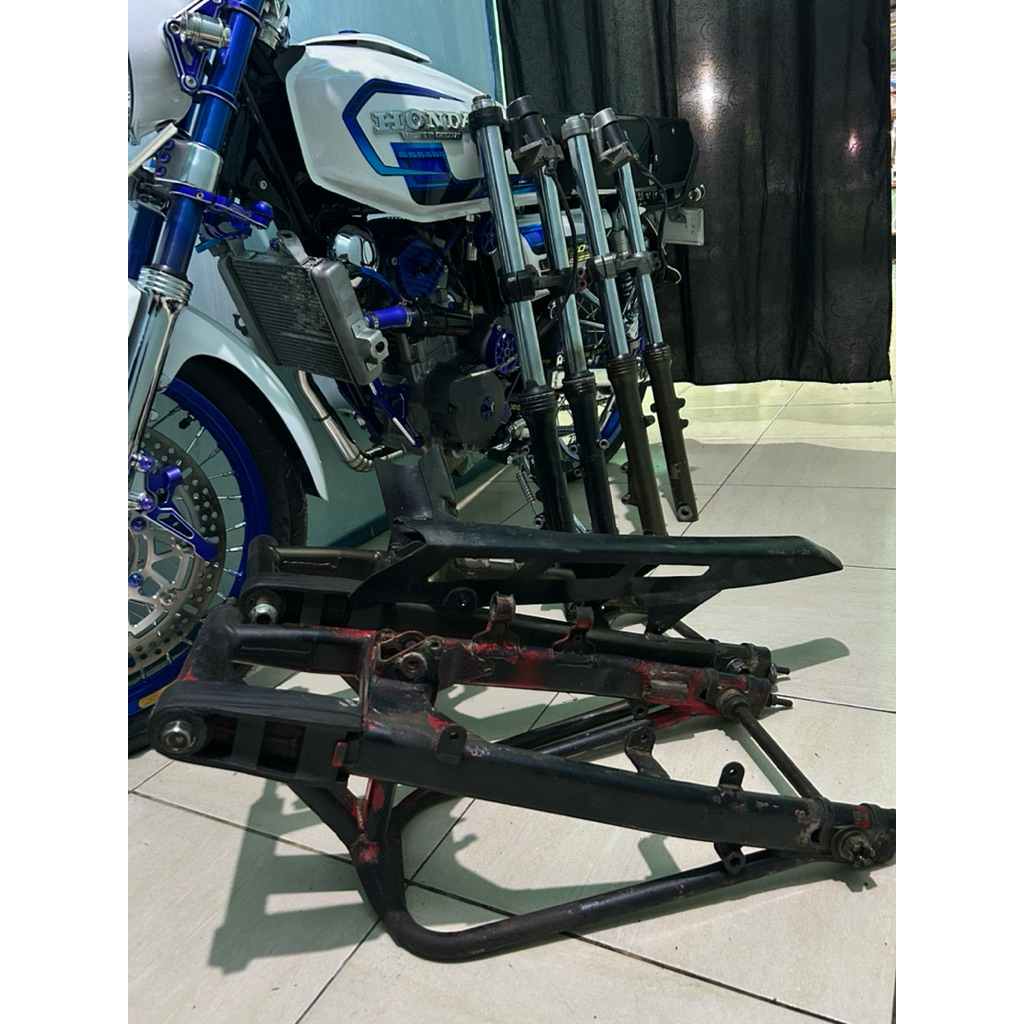 Swing arm ninja rr/sasis ninja rr copotan