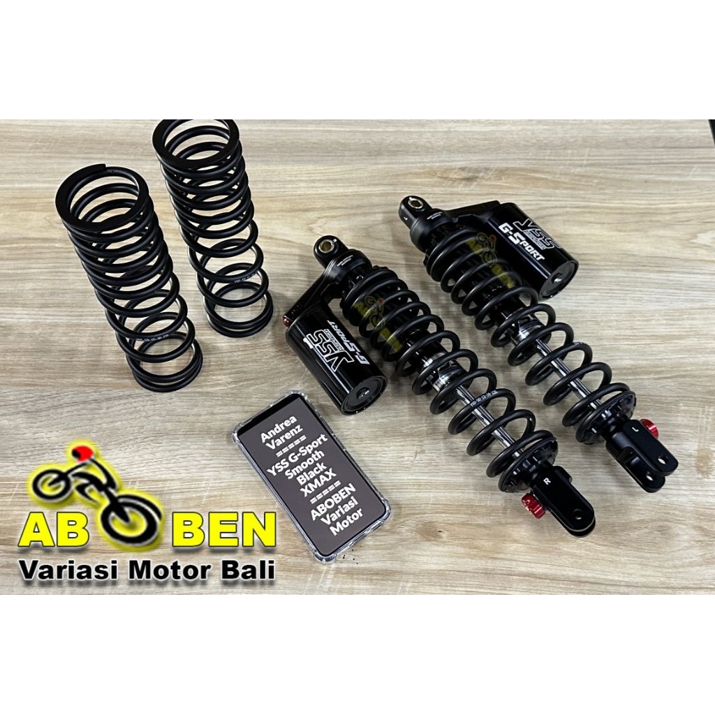 YSS G Sport Smooth Black XMAX