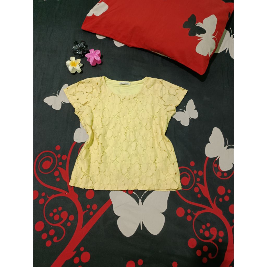 Crop Top Wanita | Baju Lengan Pendek