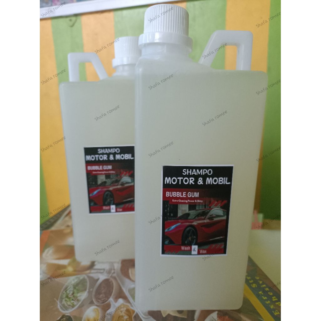 shampo motor dan mobil wax