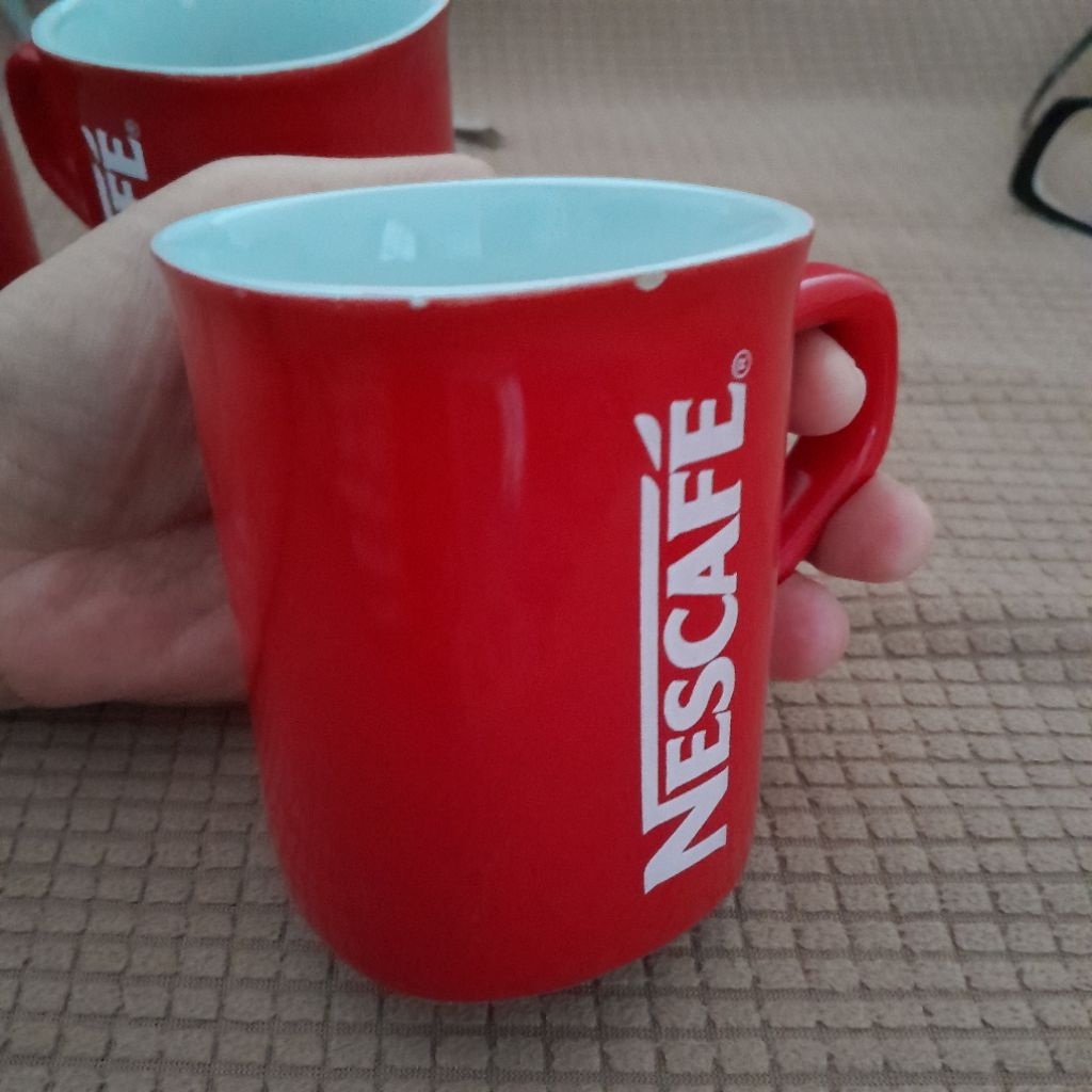 cangkir vintage/cangkir nescafe original/mug nescafe/cangkir jadul