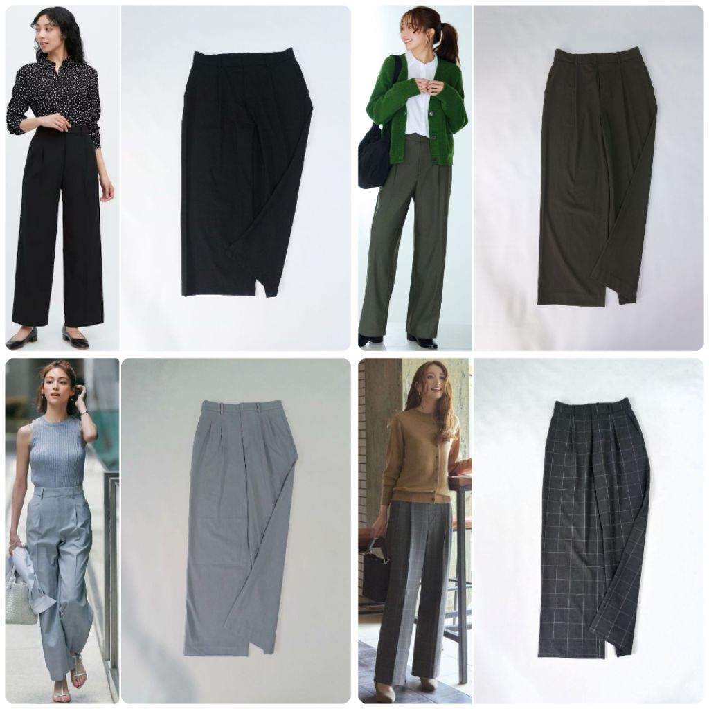 UNIQLO Pleated Wide Pants