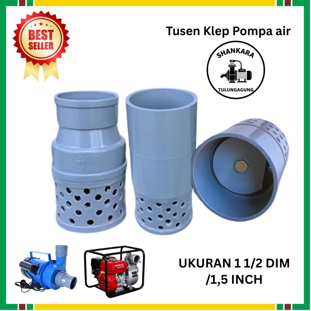 1,5 inch Tusen klep Valve pompa air modifikasi Klep pompa air 1 1/2 Dim