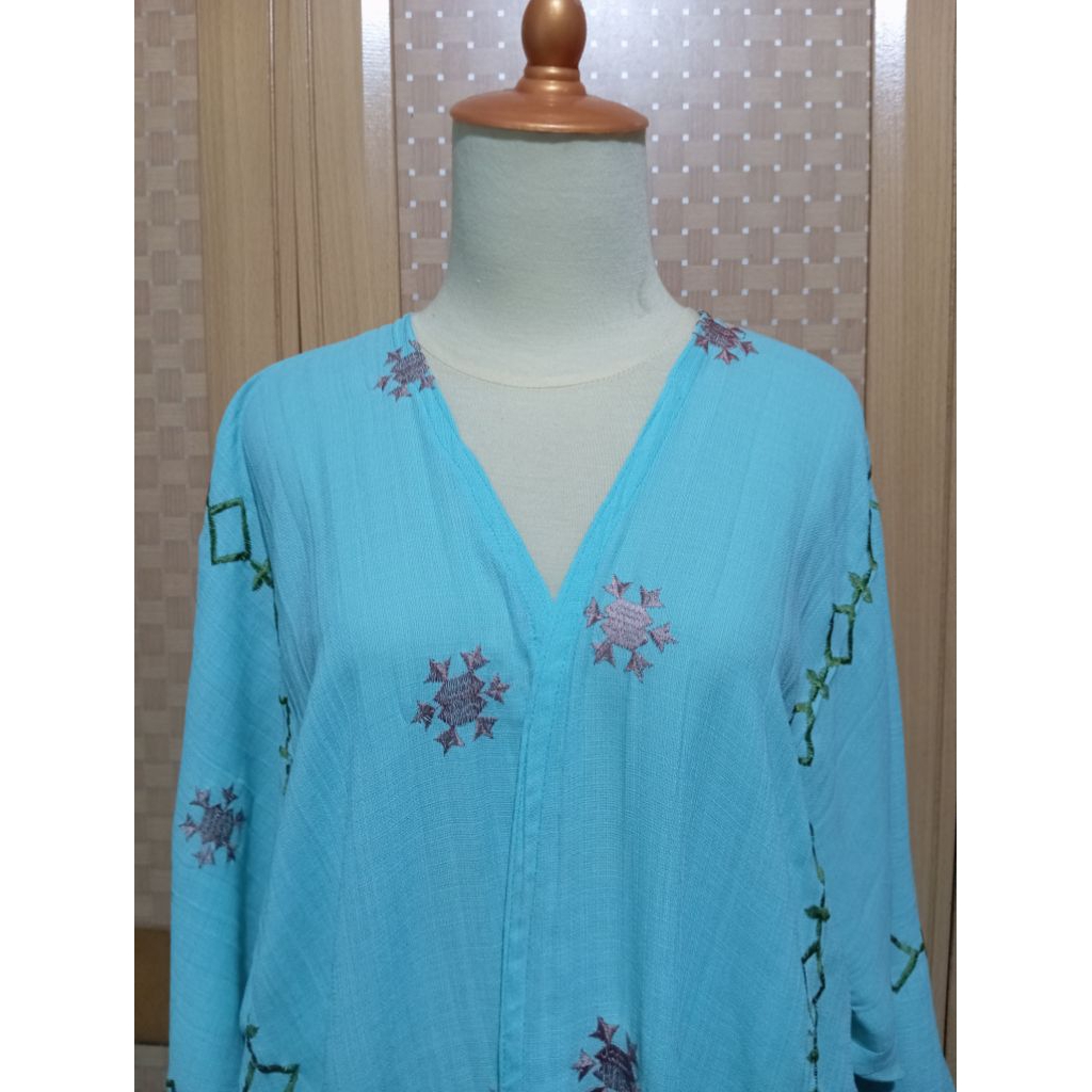 Outer batwing bordir cantik preloved