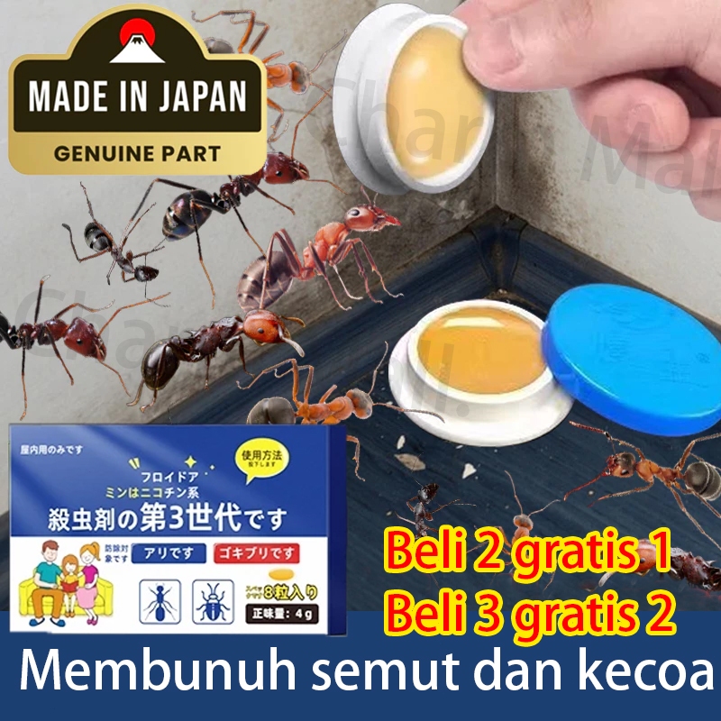 racun semut 8pcs/box pembasmi semut paling ampuh obat semut merah pembunuh semut obat semut hitam us