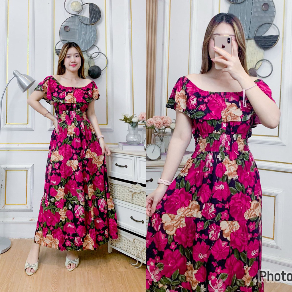 nora panjang daster bali/daster sabrina jumbo premium