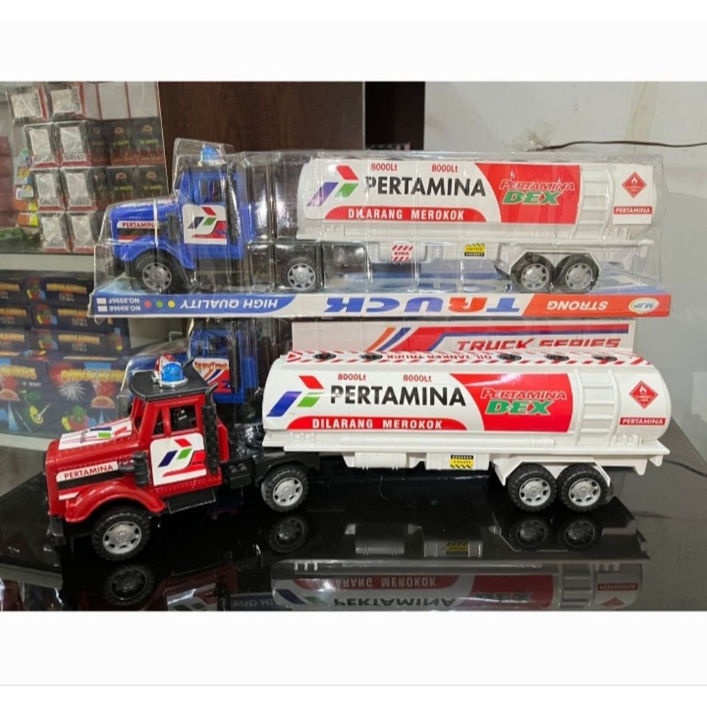 Mainan Anak Mobil Mobilan Truck Tangki Pertamina Mobil Friction