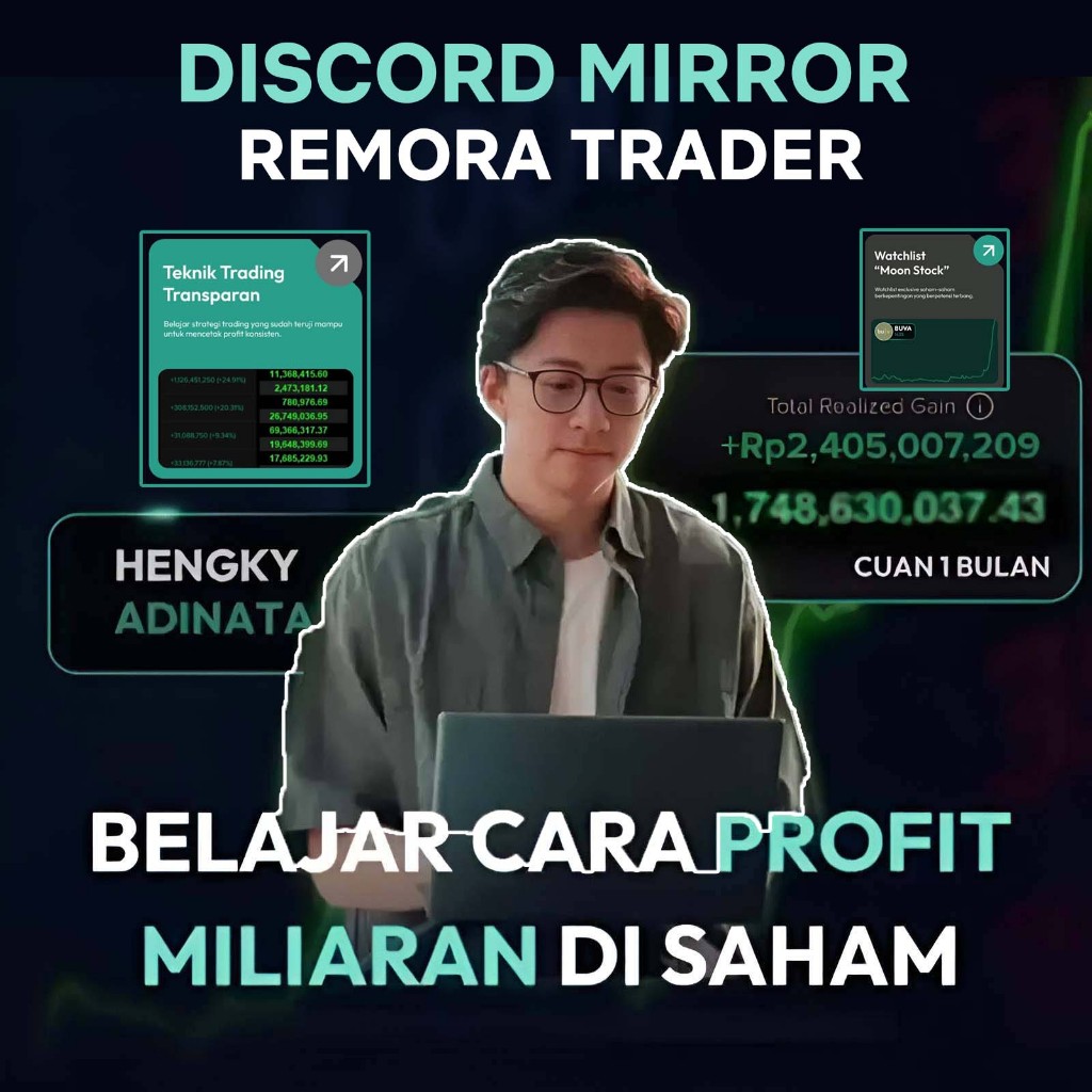 DISCORD MIRROR REMORA TRADER KELAS SAHAM BY HENGKY ADINATA