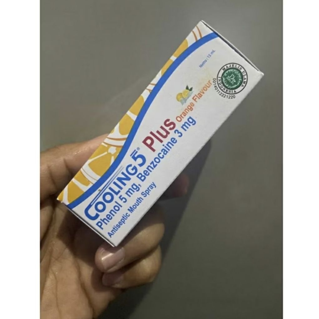 Cooling 5 PlusCooling 5 Plus Obat Semprot Antiseptik Mulut