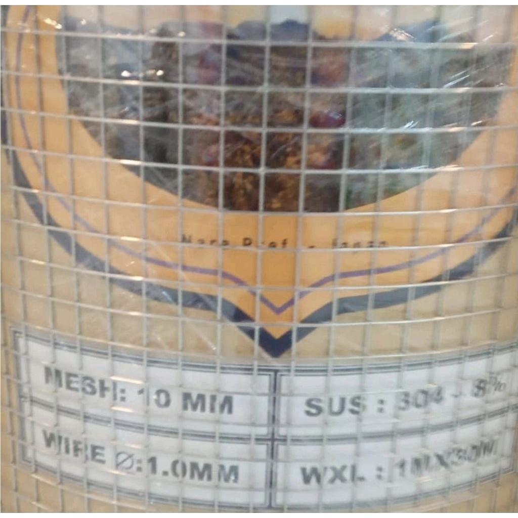 kawat loket 10mm x 10mm x 1mmStainless SS304 permeter