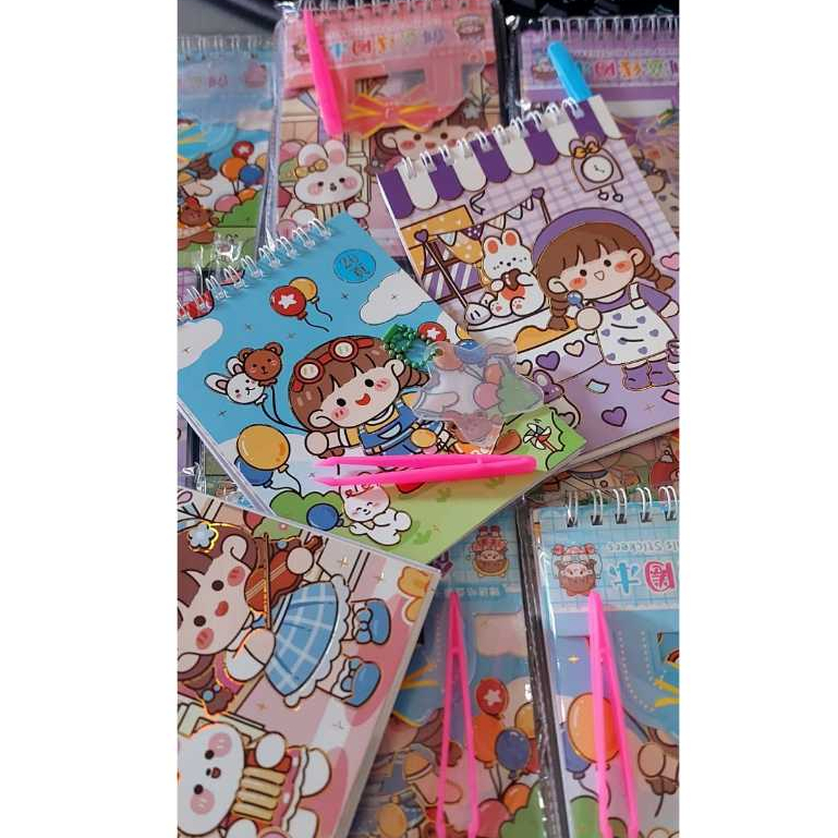 ATK Medan - Sticker Buku Binder Ring Momo Masu Banyak Warna DIY Menghias Lucu Anak Perempuan