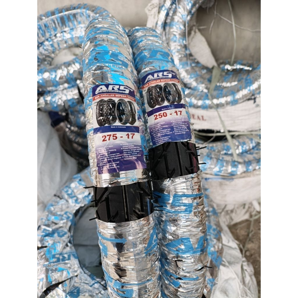 SATU SET BAN MOTOR DEPAN BELAKANG 250&275Ring17 SUPRA SHOGUN