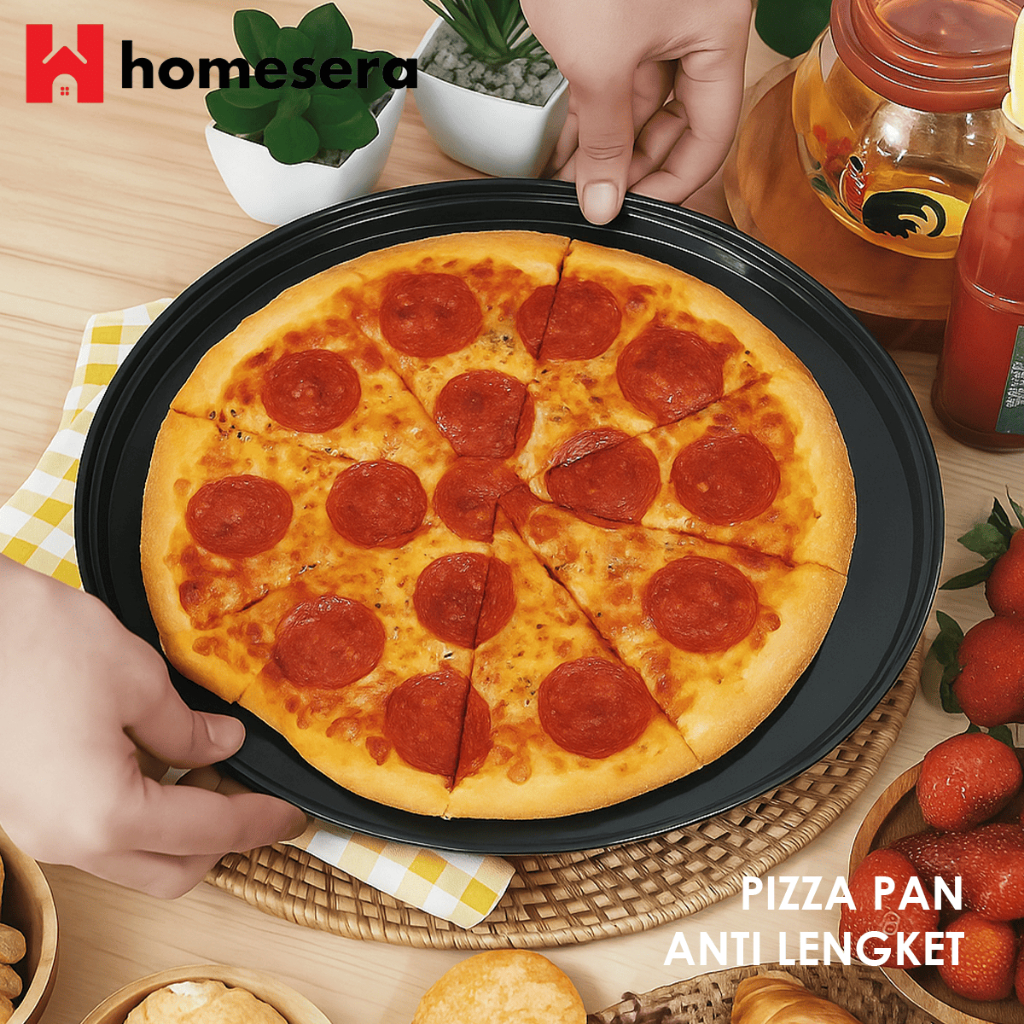 LOYANG PIZZA ANTI LENGKET DENGAN LUBANG | PIZZA PAN LOYANG OVEN PIZZA | LOYANG PIZZA 28cm