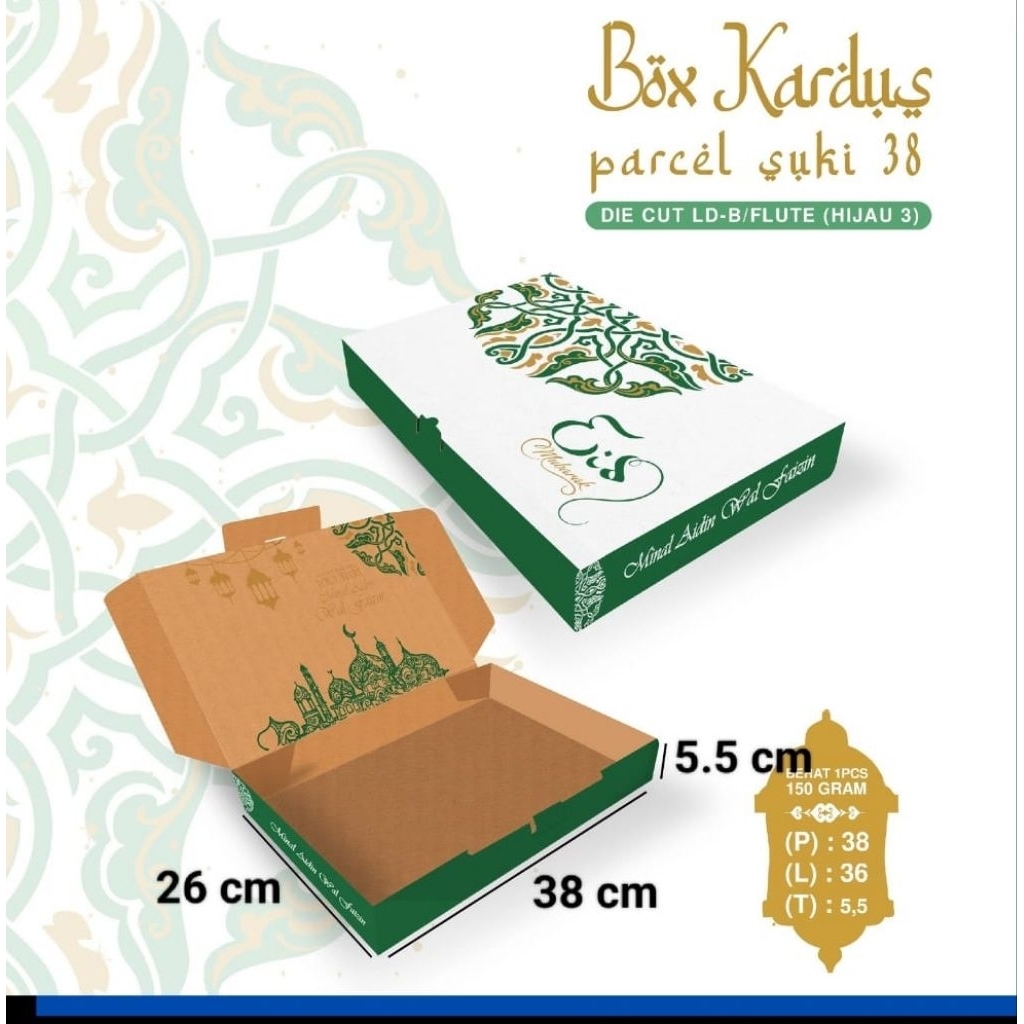 BOX KARDUS PARCEL LEBARAN|IDULFITRI