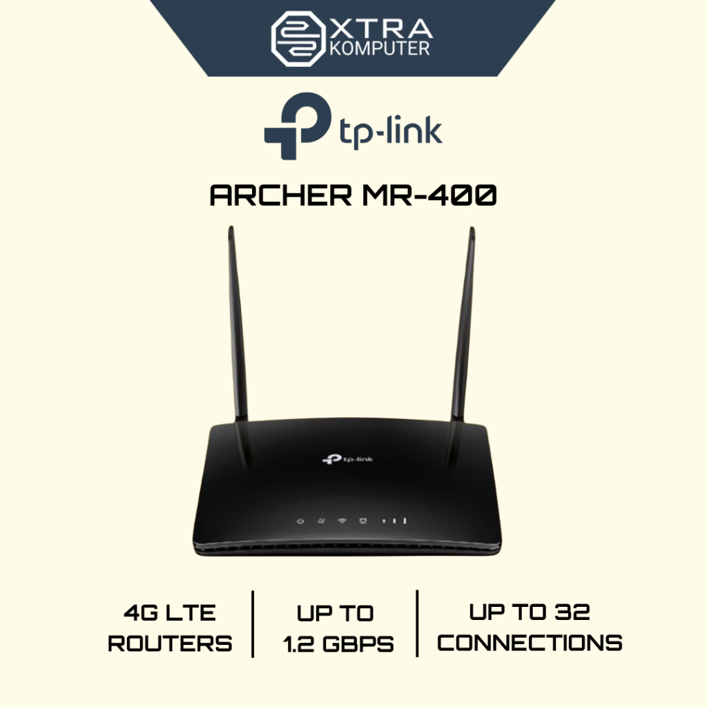 TP-Link Archer MR400 AC1200 4G LTE Modem Wireless Router - MR400