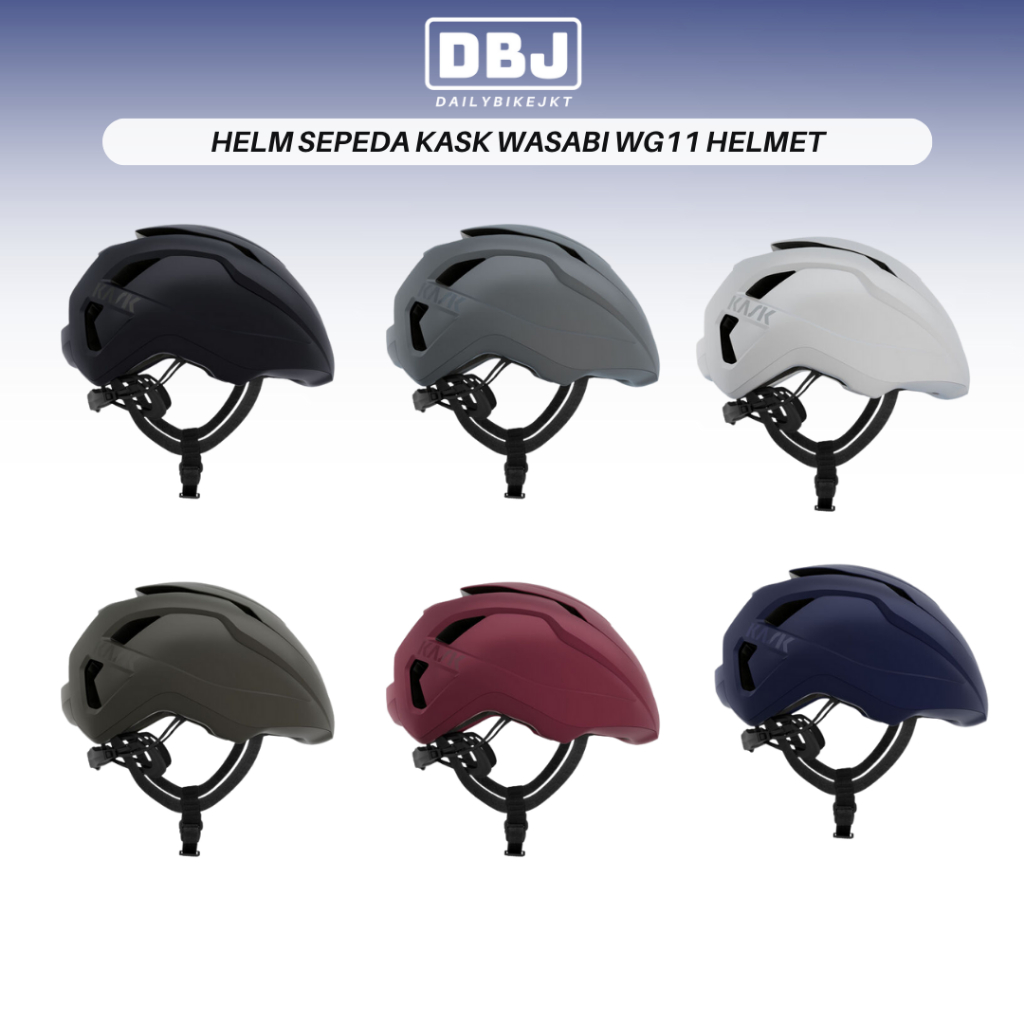 KASK Wasabi WG11 Cycling Helmet - Helm Sepeda Roadbike