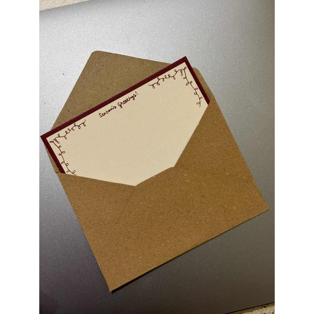 Amplop Envelope Kraft A6 / A7 Kartu Ucapan (Amplop saja)