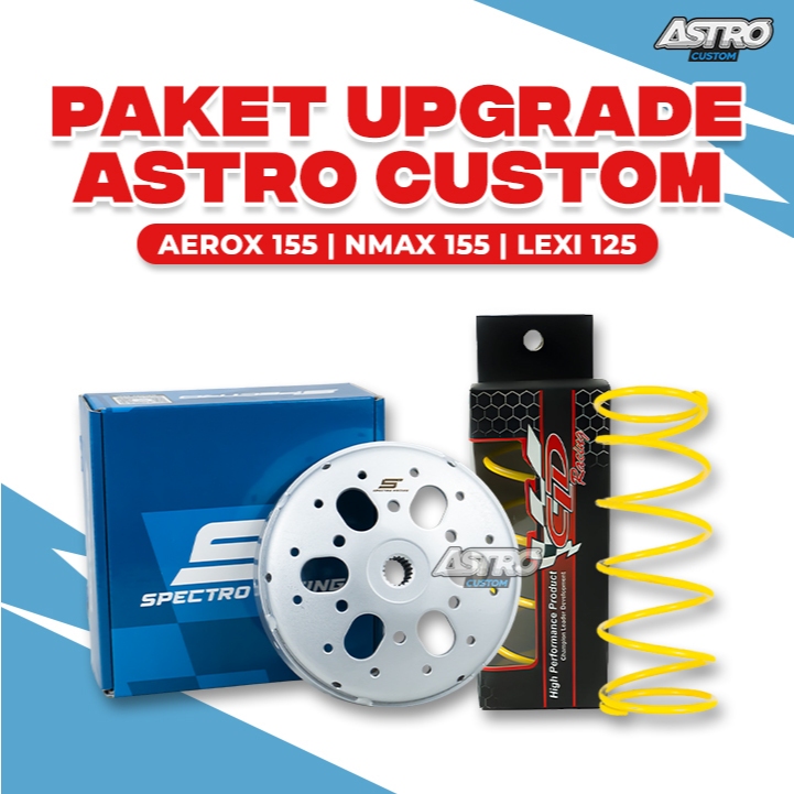Mangkok Ganda Spectro NMAX 155 AEROX 155 LEXI 125 Kampas Ganda NMAX PerCVT Racing Roler Roller