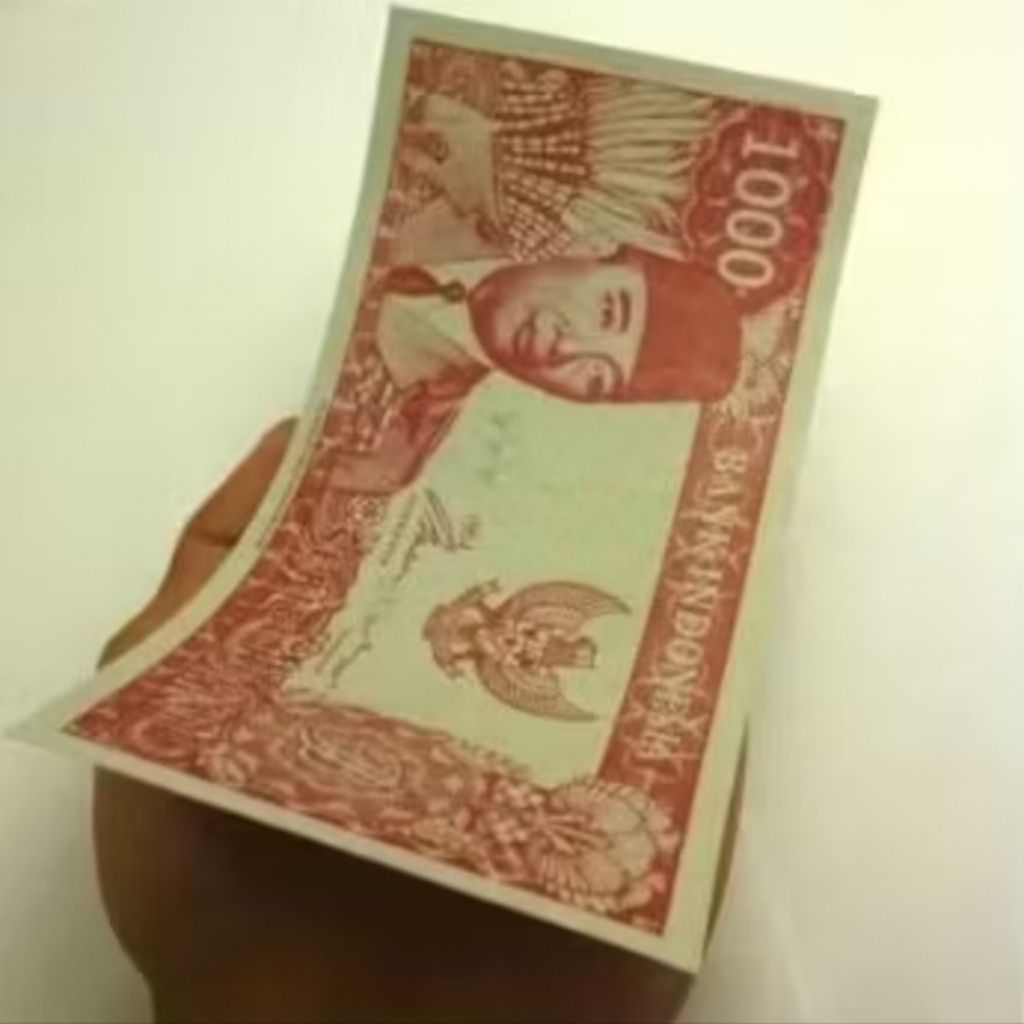 Alat sulap Uang lengkung soekarno