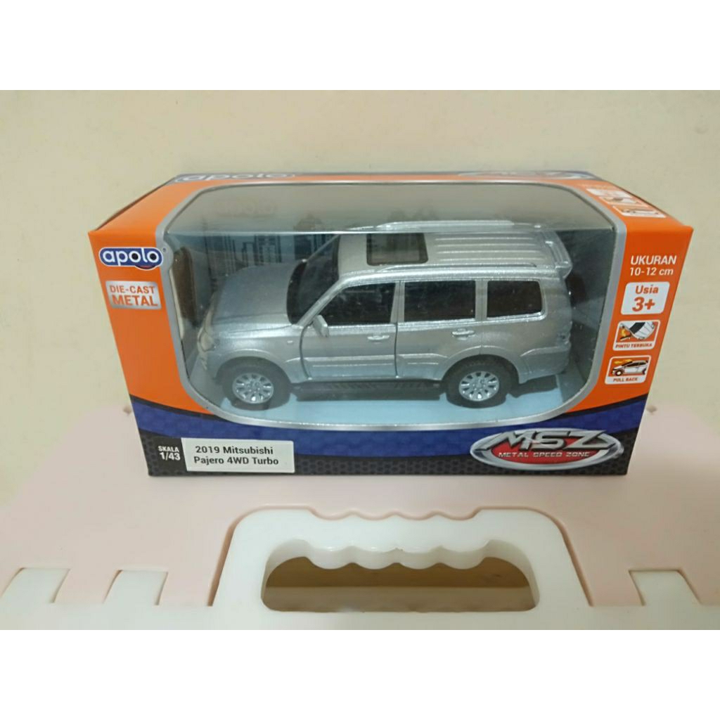 Diecast Apolo 1:43 2019 Mitsubishi Pajero 4WD Turbo