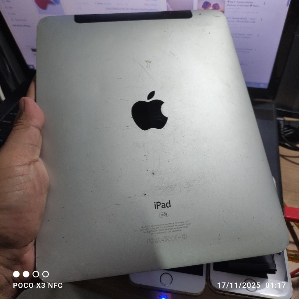 ipad 1 16GB TIPE A1337 Wifi Cellular Anggap mati toatal Anggap Bahan dan sparepart