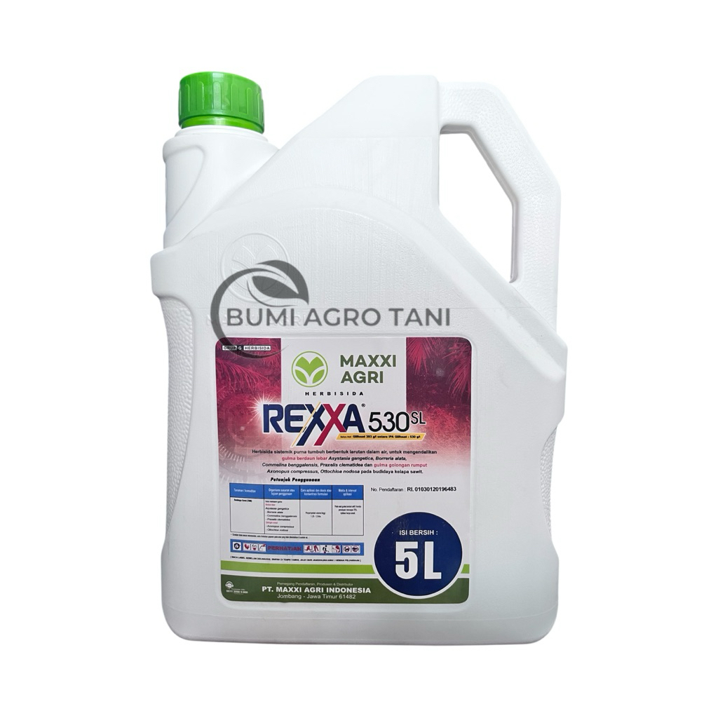 REXXA 530 SL  5 LITER Herbisida Sistemik Racun Rumput Liar Maxxi Agri