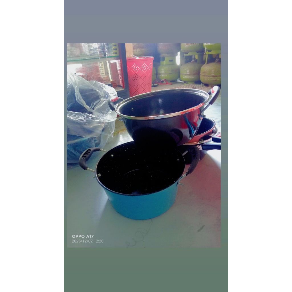 panci tereflon stainless rijek