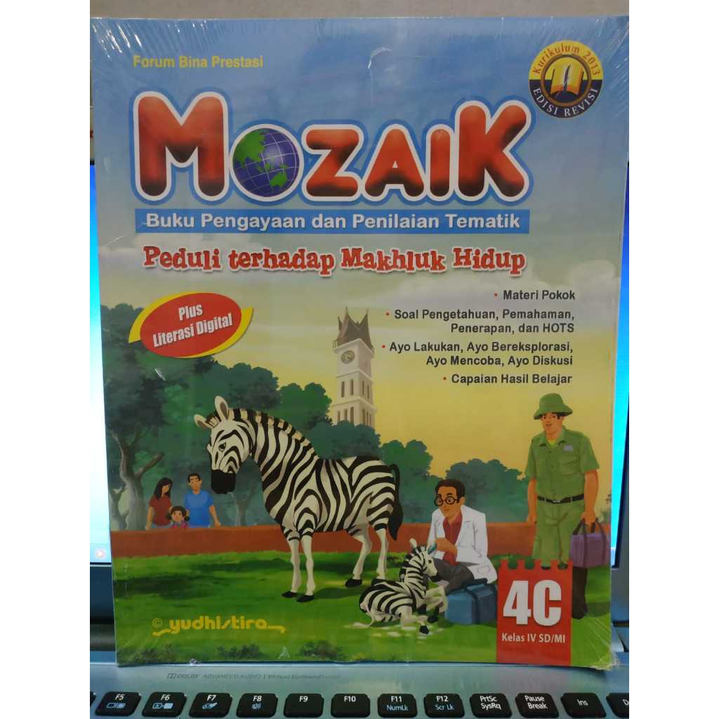 ORIGINAL BUKU MOZAIK TEMATIK SD 4C PEDULI TERHADAP MAKHLUK HIDUP K3 YUDHISTIRA