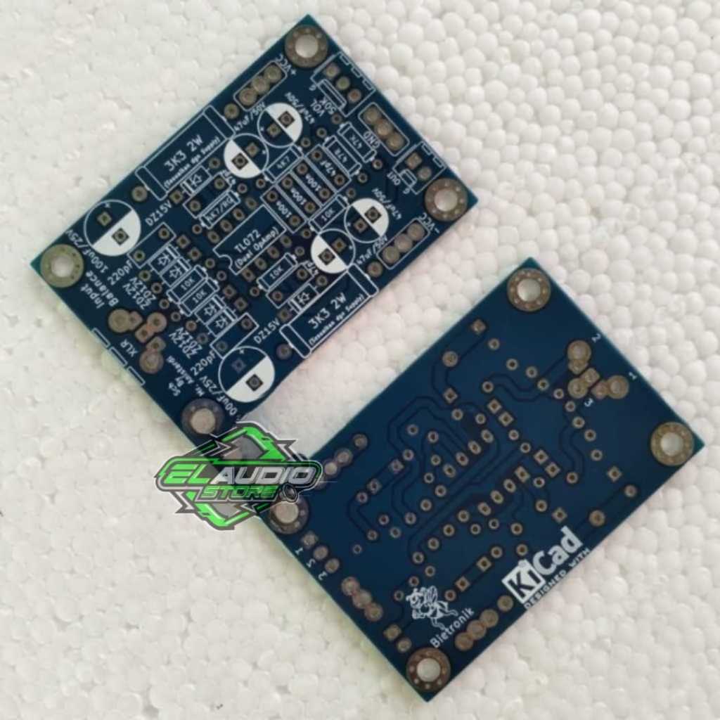 PCB INBAL / Input Balance Mono Double Layer FR4 Fiber